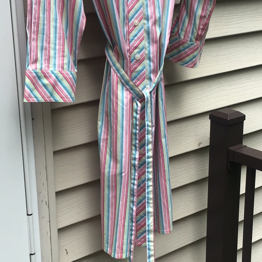 Lilly Pulitzer Cotton Striped Shirt Dress - Picture 5 of 6